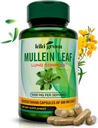 KIKI Green Mullin Leaf Extraclutions - Vegan Hebal suplementari - per la neteja de Lung, suport, millor Respirativa, funció Imnef - 1000mg 45 Servings - 90 comte