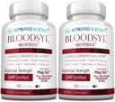 Science Bloodsil - รองรับ Blood Flow - Hawthorn Berry, Magnesium, Bio Perine - เวก้า - 180 Capsules - แพ็ค 2