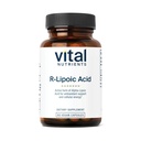 Vital Nutrients R-Lipoic Acid - Active Alpha-Lipoic Acid Antioxidant - ALA Supplement for Healthy Metabolism and Energy - Gluten, Dairy, Soy Free - Non-GMO - 60 Capsules