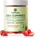 EA Gummies 120 Gummies (Strawberry), Essential Amino Acids - All 9 Essential Aminos (EAA) and All Branched-Chain Aminos (BCAs), Non-GMO, Gluten Free, Vegetarian Friendly