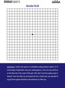 Amsler Eye Grid med magnetisk rygg - Daglig visjon Screening Tool for Macular Degenerasjon & Glaucoma Pasienter av kliniske eksperter (1 pakke)