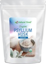 Z מזון טבעי אורגני שלם Psyllium Husk Flakes, תוסף סיבים טבעיים, לערבב אותו לתוך Smoothies, Juice, non-GMO, טבעוני, Gluten-Free, כשר, 3 lb.
