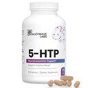 5-HTP - 200mg 5HTP Supplement (5-Hydroxytryptophan) to Support Mood Plus Sleep*, Stress Relief*, 60 Capsules - 30 Day Supply, Made in USA