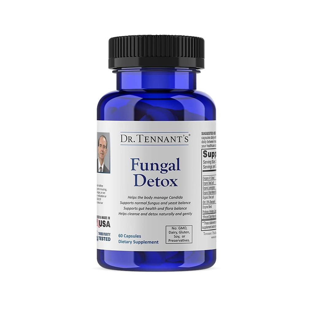 Dr. Tennant's Fungal Detox | Candida Cleanse, Mood & Hormone Balance | Promotes Healthy Yeast Levels & Gastrointestinal Health