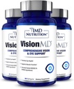 1MD Nutrition VisionMD Eye Vitamin CARMIS - med Lutein & Zeaxanthin | Stöder Vision Health, Everyday Eye Strain, & Occasional Dry Eye | 90 Softgels (3-Pack)