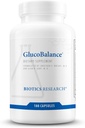 Biotics Research GlucoBalance Chromium, Vanadium, L carnitine Supplement, stöder metabolisk hälsa och underhåller hälsosamt blodflöde - 180 kapslar