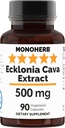 MONOHERB Ecklonia Cava Extract 500 mg por cápsula - 90 Cápsulas Vegetarianas