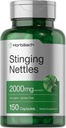 Horbäach Stinging Nettle Capsules 2000mg 124; 150 Count 124; Herbal Leaf Extract Supplement 126; Non-GMO, Gluten Free