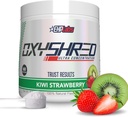EHP Labs OxyShred Pre Workout Toz - L Glutamine və Acetyl L Carnitine ilə Preworkout Toz, Enerji Boost İçki - Kiwi Strawberry, 60 Xarici