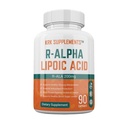 KRK SUPPLEMENTS 1 Pack R-ALA R-Alpha Lipoic Acid 200mg 90 Capsules