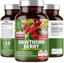 N1N Premium Hawthorn Бери капсули [Max Strength, 2660mg] All Natural Hawthorn Extract Addition to Support Имунитет, 120 Caps
