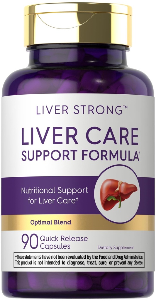 Carlyle Liver Support Supplement for Men and Women | 90 Capsules | Complex Blend with Milk Thistle, NAC, Dandelion Root Extract | Non-GMO and Gluten Free