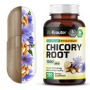 BIO KRAUTER® Chicory Root for Gut & Digestive Support - Pure Vegan Prebiotics & Fiber Supplement in Capsules 1200 mg per Serving 100 Count - No Fillers, Non-GMO - 25 Days of Supply