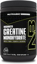 Suplemen bubuk Creatine Monohyder NutraBio Pure Monokonized Creatine, Tanpa Rasa, (500 g)