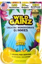 Creatine Monohydrate Gummies 5g - Made in USA - Pre Workout Creatine Chews for Women & Men, Vegan Creatine Gummy Candy, Chewable Nutritional Supplements, NSF Certified (Lemon, 150 Count)