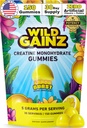 Jednowodzian Gummie dla mężczyzn i kobiet 5000mg - Made in USA, Pottency Tested, Wegan, Wspiera wzrost mięśni, Siła & Cognitive Function, Non-GMO Gluten- Free Lemon Flavored Creature 150 Chews
