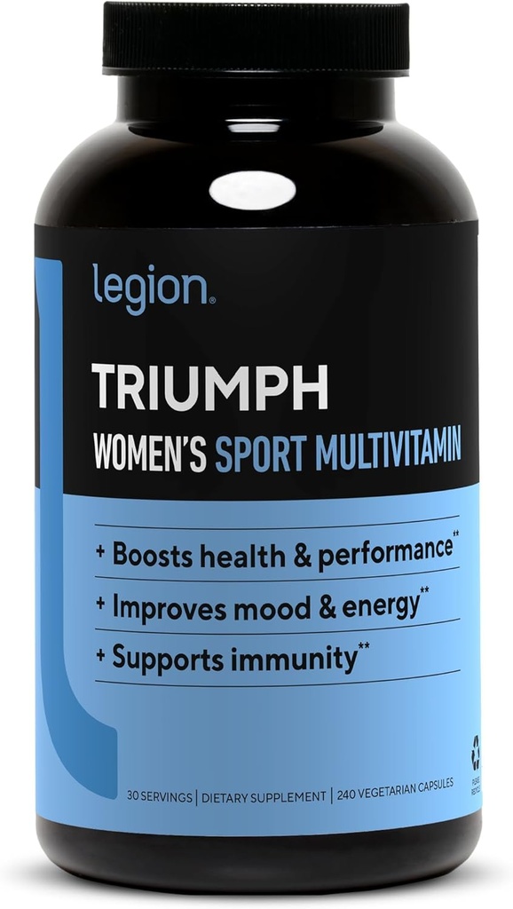 LEGION Victory Daily Sport Multivitamin Phụ - Menument and Minerals for Athletes giúp công việc xây dựng thể thao và cơ thể. 30 Phụng sự (phụ nữ)