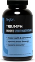 LEGION Triumph Daily Sport Multivitamin תוסף - ויטמינים ומינרלים עבור ספורטאים עוזרים עם אנרגיה עבור ספורט ופיתוח גוף. 30 משרתים (נשים)