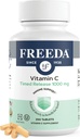 FREEDA Vitamin C - Timed Release 1000mg - langsom-engine for al-dag immun & antioksidant støtte, Gentle on Mage, Kosher & Vegan, høy-absorpsjon tabletter (250 tabletter)