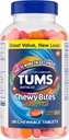 TUMS Chewy Bites Ultra Strength Heartburn Relief에 대한 Chewable Antacid 정제, 여름 BBQ 혼합 과일에 대 한 좋은 - 200 카운트