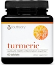 Turmérico teorial - 450 mg - con Black Pepper & Olive Leaf - Soporte conxunto e saúde cerebral * - Contén bioenhancers, Curcuminoids & Extractos de herbas - 60 comprimidos (20-Day Supply)