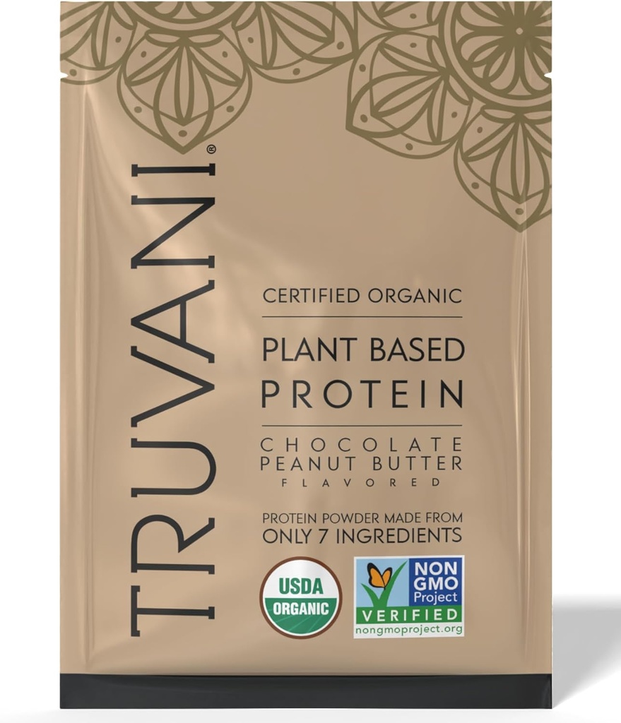 Truvani Vegan Pea Protein Promoture 124; Chocolate Mounut ButterName