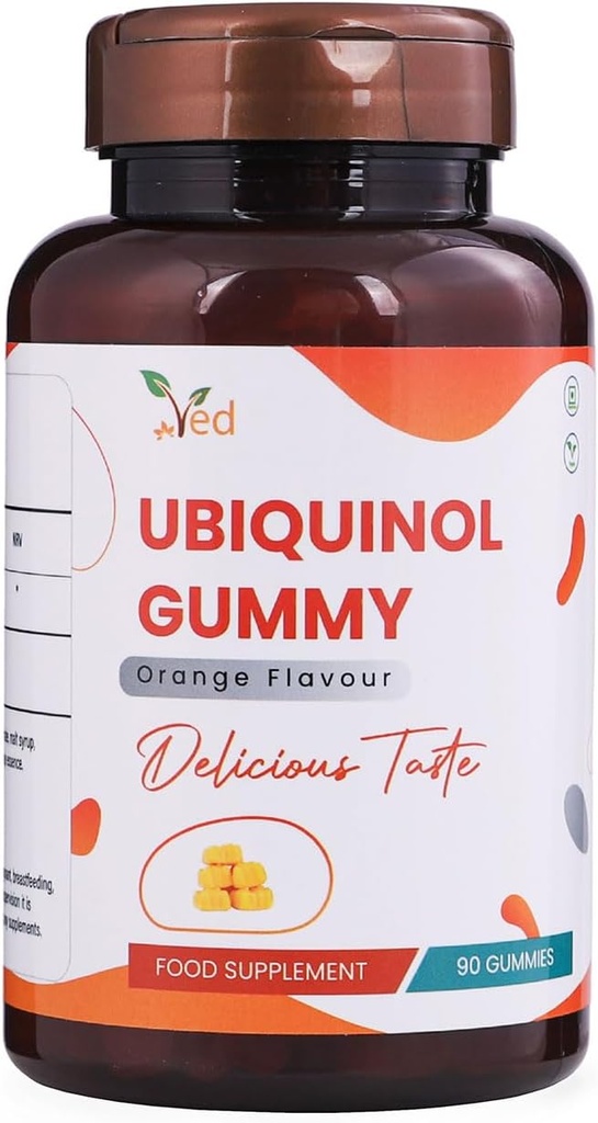 Ubiquinol Gummy 150 mg, 90 counts, 高吸收/增强的Boiactive CoQ10.