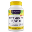 Healthy Origins Vitamin D3 10,000 IU (250mcg), 120 Liquid Softgels - Supports Strong Bones, Healthy Teeth & Immune System Function - Non-GMO, Gluten-Free & Soy-Free