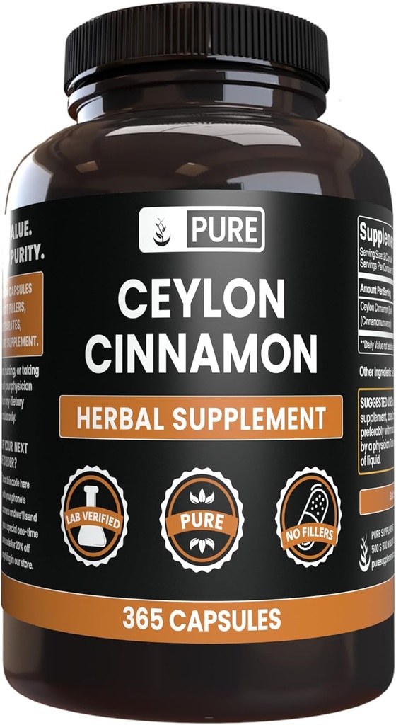 Ingredients originals Cylon Canyella (365 Capules) No Magnesium o Rice Fillers