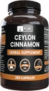 Rena ursprungliga ingredienser Ceylon Cinnamon (365 kapslar) No Magnesium eller risfillers