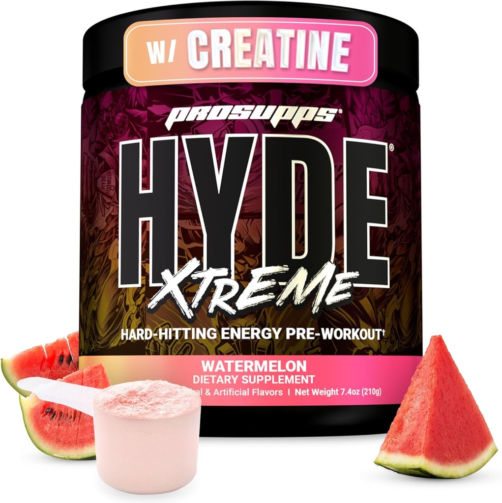 PROSUPPS Mr. Hyde Xtreme Pre Cvičenie Powder with Creatin, Beta Alanine & Caffeine 