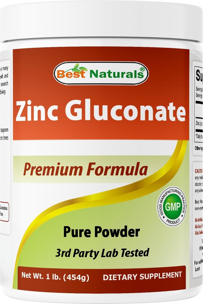 Natural onenak Zinc Gluconate Pure Powder 1 libra