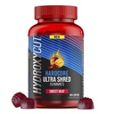 Hydroxycut Hardcore Ultra Shred Gummies, Sweet Heat - 99% Stimulant Free - Includes Capsaicin & B Vitamins - For Women & Men