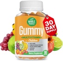 Nois Gummmmmy Multivitamin - completa Els nens i les Mines per a la salut global, 90 Gimmies. Fruita Flavor, Sense Sunom artificial Sugar, Dairy i Guten Free