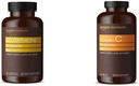   Elements Glutathione, 500mg, 60 Capsules, 2 Month Supply & Vitamin C 1000mg, Vegan, 300 Tablets, 10 Month Supply