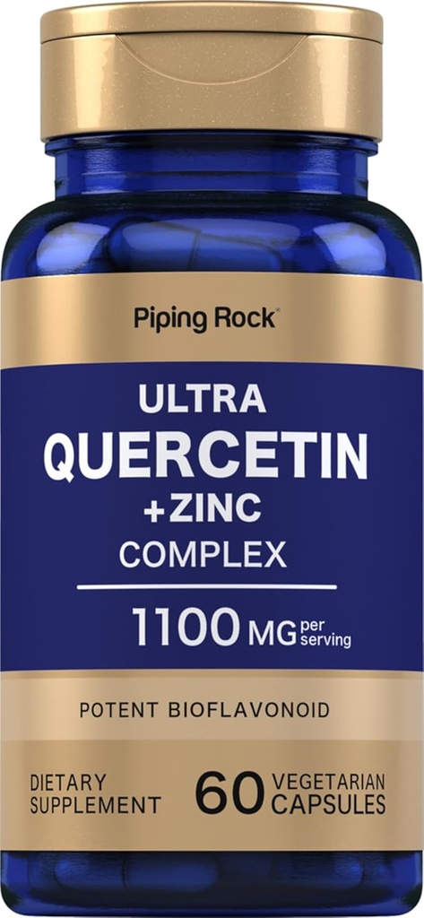 Torukivi Quercetin Zinc kompleks | 1100 mg | 60 kapslit | Mitte-GMO, Gluteenivaba toidulisand
