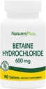 Thiên nhiên Plus Betaine HCCBI (Hydrochloride) - 600 mg, 90 bảng - Phụ dự phòng soạn thảo, Relieves triệu chứng tim lửa và tiêu hóa - Sinh học Hyluten- Free - 90 phục vụ