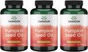 Swanson Pumpkin Seed Oil Kombinasjon Herbal Supplement 1000 mg 100 Softgel Kapsler (3 pakke)