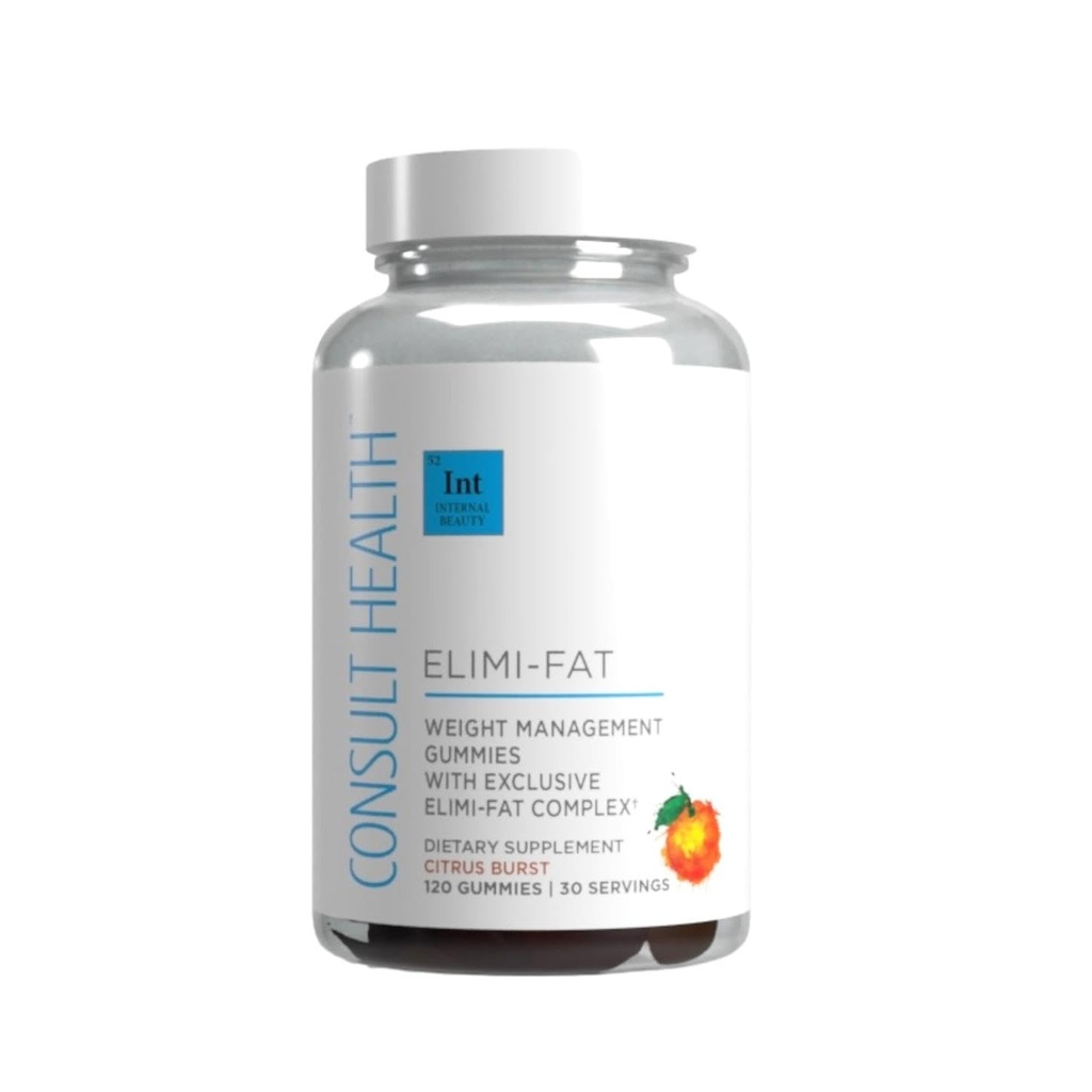 Consult Health ELIMI-Fat Apple Cider Vinegar Morosil Weight Management Gummies - Supports Weight Loss- Gluten Free, Keto, Vegan - Citrus Flavor 120 Count