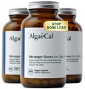 ALGAECAL - Plant Based Calcium Supplement for Women & Men - Organic Calcium 750mg with Vitamin D3 1000 IU, 13 Minerals for Bone Strength, Bone Health Support, 90 Veggie Caps (3 Packs)