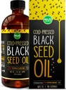 MAJU's Black Seed Oil 16oz : 3X Thymoquinone, Cold Pressed, 100 % 터키 블랙 Cumin Nigella Sativa Seed Oil ( Organic보다 더 나은), Non-GMO, 100 % 액체 순수한 Blackseed Oil, 유리 병