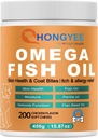 Skin & Coat Care Omega 3 mäkké žuvačky pre domáceho maznáčika -fish olej pre psov zdravá koža 