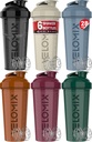 ELOMIX - 6 PACK- 28 oz Protein Shaker Amppol·les Protemin - 6x Fiker Whisk ppy Leak Test Shakers for Proteke Shakes Protekier Protekier Ampher Protekier Protein Skier Shakeer Protein Cropup (Col·lecció de tos)