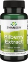 Swanson Bilberry Extract (Standardized) 60 Milligrams, 120 Capsules | Promotes Eye Health, Helps Protect Against Free Radical Damage, Guaranteed Potency of 25% Antioxidant Anthocyanins
