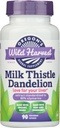L'Oregon's Wild Harvest Milk Thistle Dandelion - Estratto standardizzato al 80% Silymarins (90 capsule)