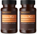   Elements Vitamin K2 100 mcg, Vegan, 65 Capsules, 2 Month Supply (Packaging May Vary) (Pack of 2)