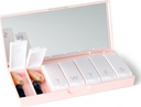 PORT X POLISH Designer Weekly Pill Box Organizator (single 1X dnevno, Blush Pink) 
