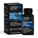 OmegaXL Sport Extra Strength Muscle Recovery Supplement and Respiratory Support Supplement - Improves DOMS and ROM, Clinically Supported Green-Lipped Mussel Oil (60 Softgels)