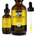Uocasi Black Seed Oil, Cold Pressed, 100% Pure & Natural , Hair Growth & Skin Care, 2.02 Fl Oz