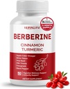Berberine 14-in-1 Supplement з Ceylon Cinnamon Apple Cider Vinegar Turmeric Bitter Melon Святої базиліка Молоко Цейтел Fenugreek Gymnema Banaba - Виготовлений в США